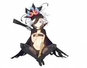 Картинка аниме rokka+no+yuusha фон арт flamie speeddraw rokka no yuusha девочка цветок яблоко оружие cho hyang