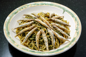 Картинка еда макаронные+блюда рыба макароны