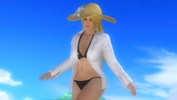 Картинка 3д+графика люди+ people шляпа взгляд девушка фон