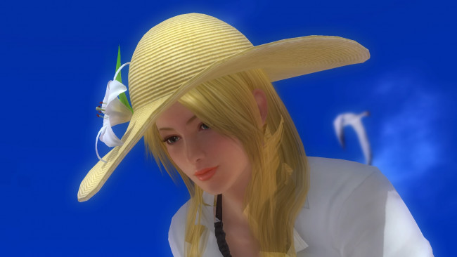 Обои картинки фото 3д графика, портрет , portraits, фон, шляпа, взгляд, девушка