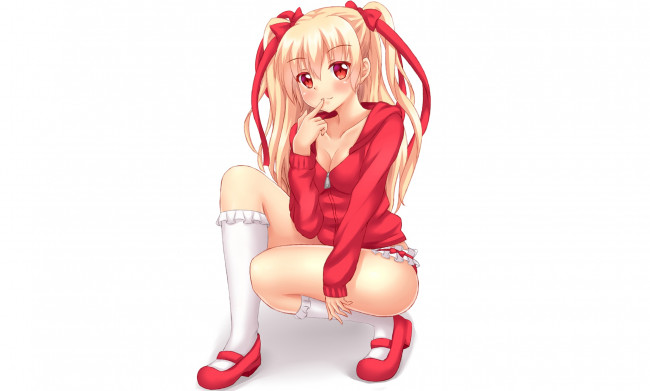 Обои картинки фото аниме, hidan no aria, fast-runner-2024, mine, riko, hidan, no, aria, фон, девушка, арт