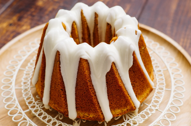 Обои картинки фото еда, пироги, выпечка, кекс, глазурь