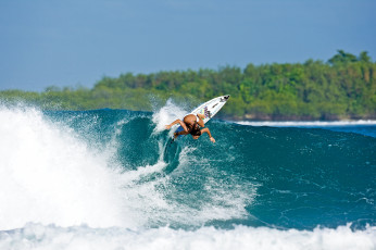 Картинка спорт серфинг девушка доска волна surfing
