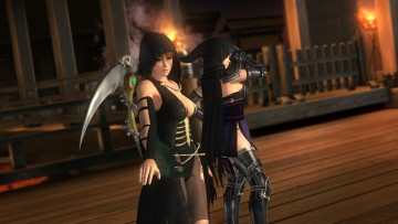 обоя 3д графика, фантазия , fantasy, девушки, взгляд, фон, поза