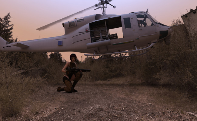 Обои картинки фото 3д графика, фантазия , fantasy, взгляд, фон, девушка