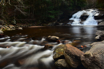 Картинка природа реки озера поток river rocks вода waterfall река камни водопад water stream
