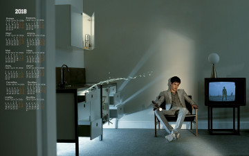 Картинка gaspar+ule календари знаменитости фонарь парень телевизор кресло актер