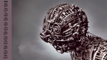 Картинка календари фэнтези механизм робот