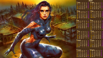 Картинка календари фэнтези тату взгляд девушка