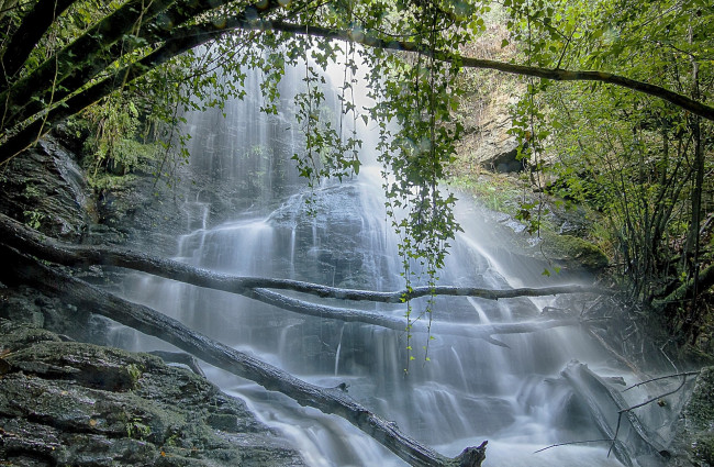 Обои картинки фото природа, водопады, простор