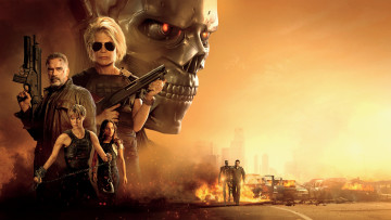 Картинка terminator +dark+fate+ 2019 кино+фильмы наталия рейес арнольд шварценеггер линда хэмилтон постер боевик фантастика терминатор темные судьбы габриэль луна маккензи дэвис
