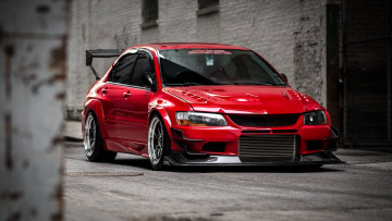 Картинка автомобили mitsubishi lancer evolution ix