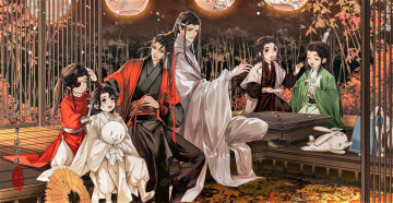 Картинка аниме unknown +другое+ персонажи дети кролики