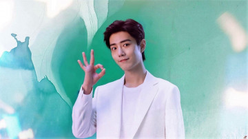 Картинка мужчины xiao+zhan актер пиджак жест