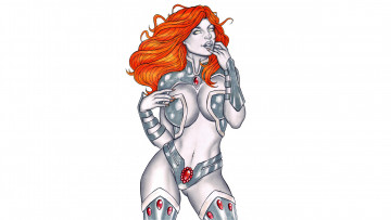 Картинка рисованное elberty+oliveira девушка фон униформа