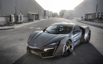 Картинка lykan+hypersport автомобили lykan темный дорога склады