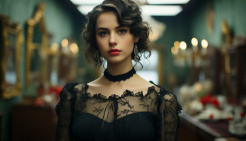 Картинка девушки -+лица +портреты брюнетка серьги модель