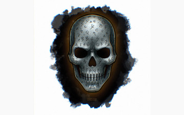 обоя рисованное, кино,  мультфильмы, череп, руны, знаки