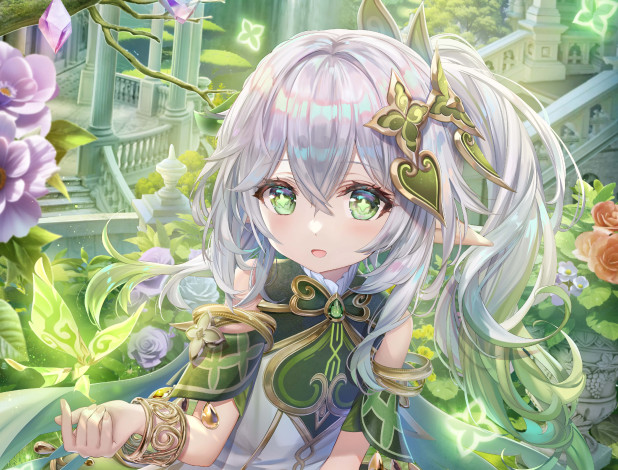 Обои картинки фото аниме, genshin impact, девушка
