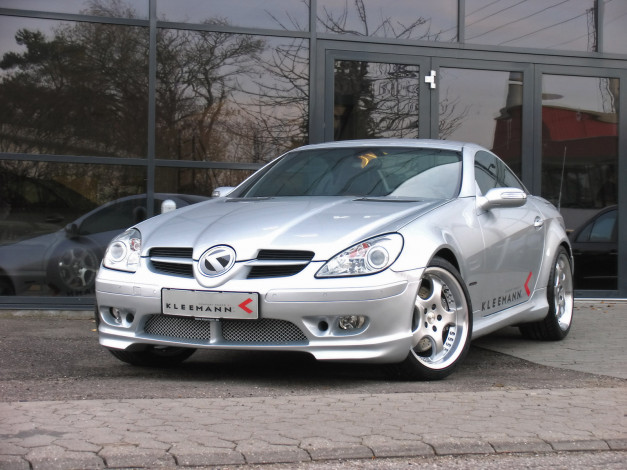 Обои картинки фото kleemann, slk, 2006, автомобили, mercedes, benz