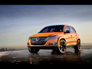 обоя volkswagen, tiguan, автомобили