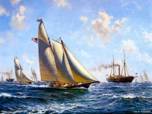 Картинка корабли рисованные