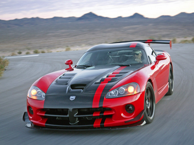 Обои картинки фото 2008, dodge, viper, srt, 10, acr, автомобили