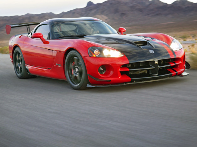 Обои картинки фото 2008, dodge, viper, srt, 10, acr, автомобили