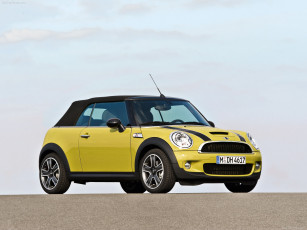 Картинка mini cooper cabrio 2009 автомобили