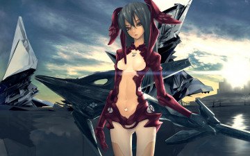 Картинка аниме weapon blood technology