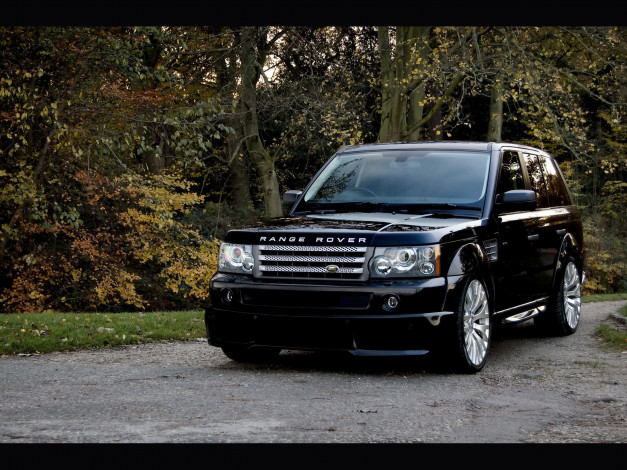 Обои картинки фото 2009, kahn, cosworth, range, rover, автомобили