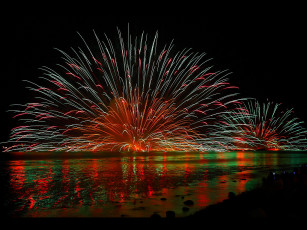 Картинка разное салюты фейерверки