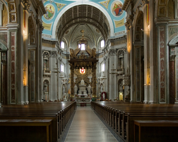 Обои картинки фото интерьер, убранство, роспись, храма