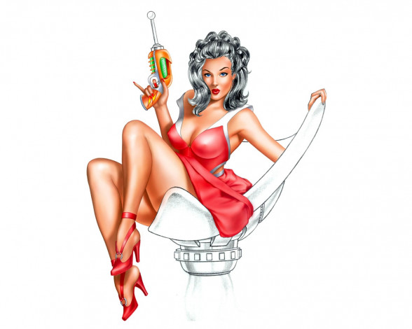 Обои картинки фото рисованные, люди