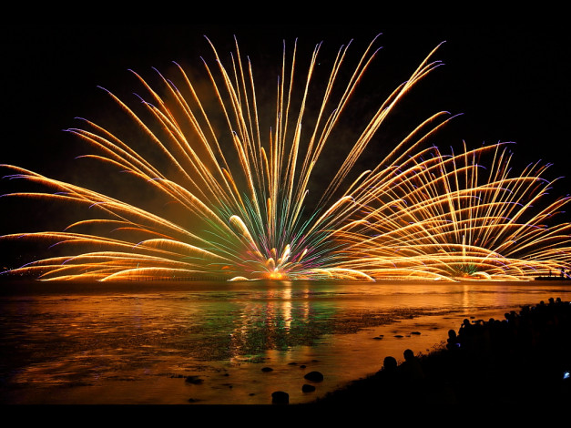 Обои картинки фото разное, салюты, фейерверки