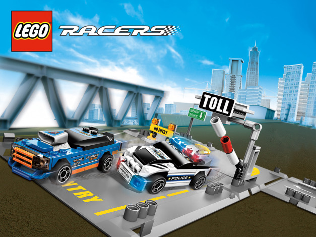 Обои картинки фото видео, игры, lego, racers