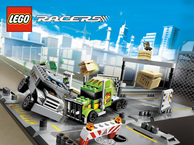 Обои картинки фото видео, игры, lego, racers