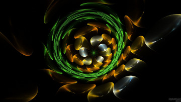 Картинка 3д графика fractal фракталы фрактал