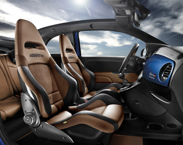 Обои картинки фото автомобили, интерьеры, abarth