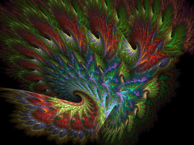 Обои картинки фото 3д, графика, fractal, фракталы, абстракция, узор
