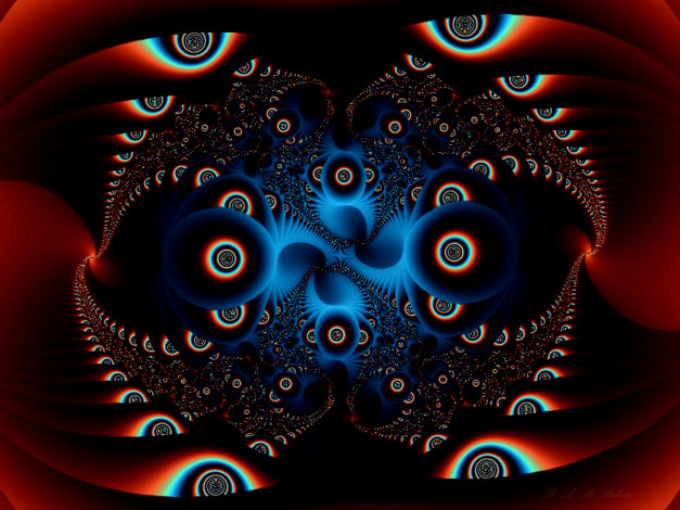 Обои картинки фото 3д, графика, fractal, фракталы, узор, фрактал, тёмрый, фон