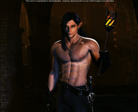 Картинка 3д графика elves эльфы мужчина