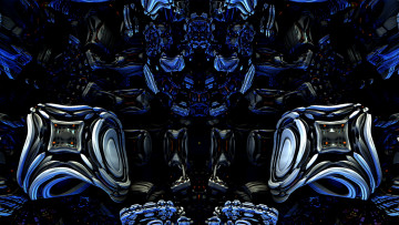 Картинка 3д графика fractal фракталы узор