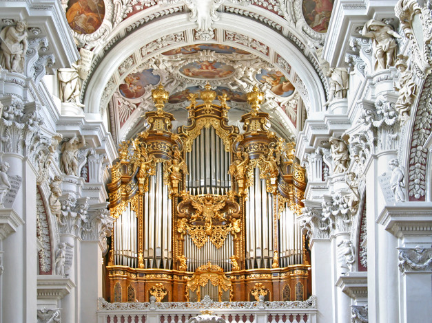 Обои картинки фото музыка, музыкальные, инструменты, лепка, орган