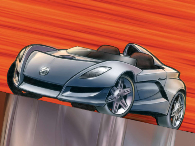 Обои картинки фото рисованные, авто, мото, edag