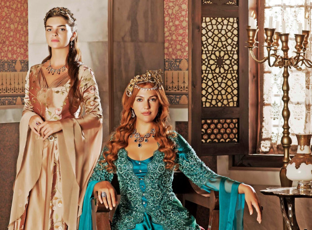 Обои картинки фото magnificent, century, кино, фильмы, михримах-султан, хюррем-султан, великолепный, век
