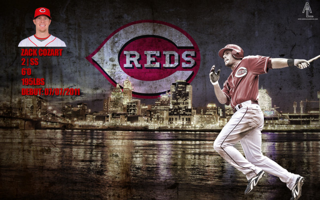 Обои картинки фото zack, cozart, спорт, бейсбол, игрок