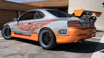 обоя автомобили, 3д