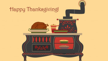 обоя день благодарения, праздничные