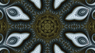 Картинка 3д+графика фракталы+ fractal цвета фон узор